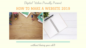 how to make a website yourself